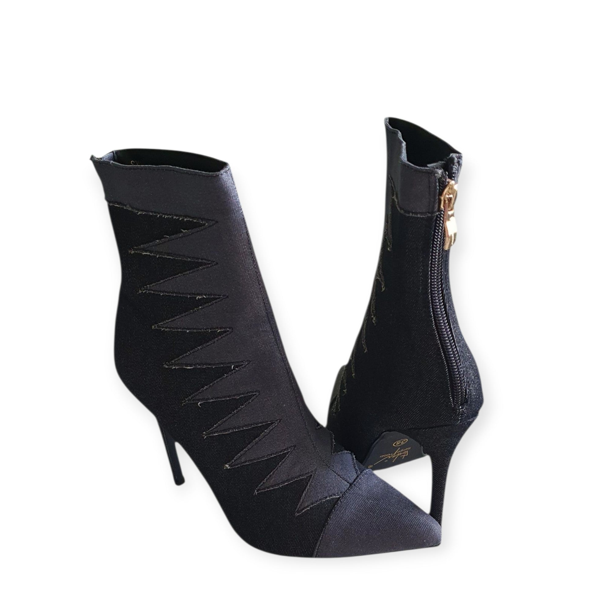 Damen Jeans-Stiefelette – Stylisch & bequem