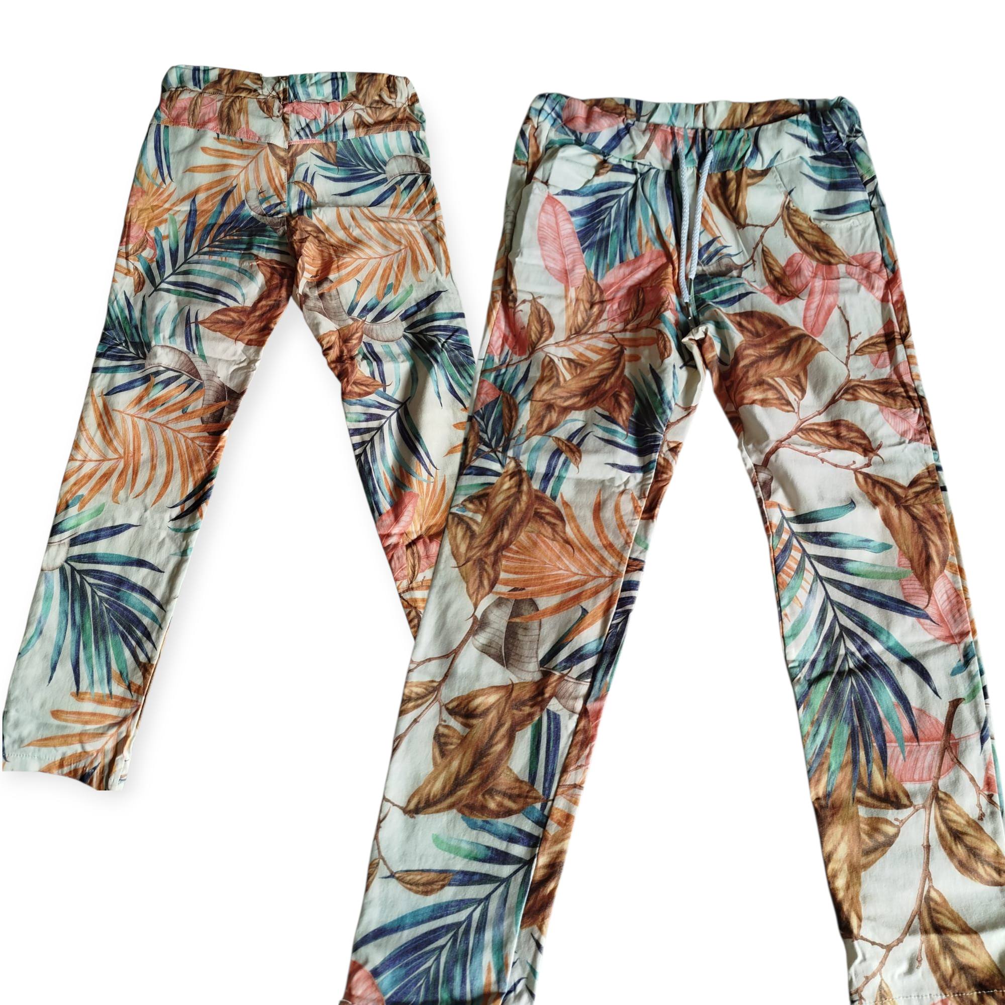 ✨ Bunte Damenhose | Größe 40–42 | Bequemer Gummizug ✨